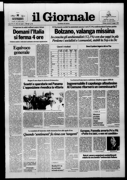 Il giornale : quotidiano del mattino